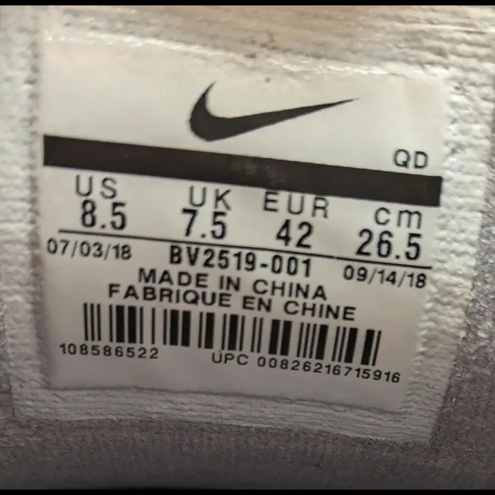 Mens Nike M2K Tekno Gray Gunsmoke Athletic Running Shoes BV2519-001 Size 8.5